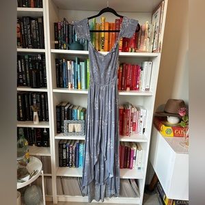 Sage the Label Planet Blue dress never worn size xs